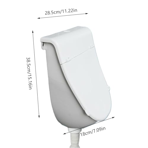 Ylnailky Außen-Urinal Für Garten - Urinseparator Für e,Wandmontiertes Geruchloses Urinal Mit Deckel Für Garten Haus von Ylnailky