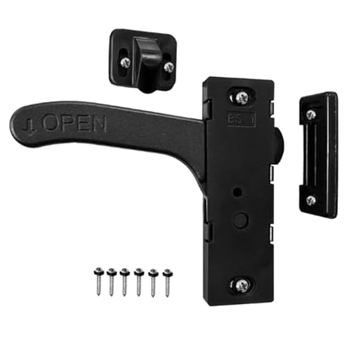 Ylnailky Bildschirmtür Griff | Eingangsteile,Diebstahlsicherer Wetterschutz Riegel für Campingwohnwagen Scheune Außenbereich Kastenwagen Caravan Terrasse Ylnailky Bildschirmtür Griff | Eingangsteile,Diebstahlsicherer Wetterschutz Riegel für Campingwohnwagen Scheune Außenbereich Kastenwagen Caravan Terrasse von Ylnailky