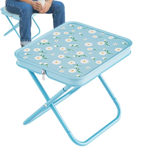 Ylnailky Campinghocker,Tragbarer Hocker Faltbar Leichtgewicht | Leicht & Für Küche Outdoor Camping Angeln Bad von Ylnailky