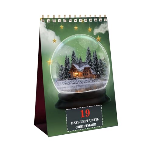 Ylnailky Countdown Bis Weihnachten,Weihnachts Countdown Dekoration Wanddeko - 100 Tage Tischdekoration Für Festliche Anlässe Weihnachten Ostern von Ylnailky