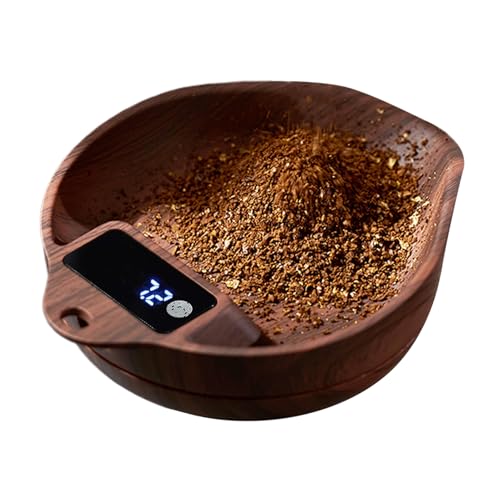 Ylnailky Digitale Kaffee Waage,Elektronische Küchen Gramm Waage 0,1g Präzision | 1000g Hochpräzise Messwerkzeuge Für Tee Kaffee Gewürze Dressings Mehl | Für Geschäft Büro Café Theke Wohnung von Ylnailky