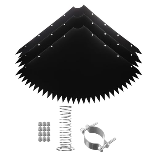 Ylnailky Eichhörnchen-Schutzblende - Schutzvorrichtung gegen Eichhörnchen,Wetterfester Stopper Für Gartenzaun Balkon Terrasse Baum Futterstation Deck Ylnailky Eichhörnchen-Schutzblende - Schutzvorrichtung gegen Eichhörnchen,Wetterfester Stopper Für Gartenzaun Balkon Terrasse Baum Futterstation Deck von Ylnailky