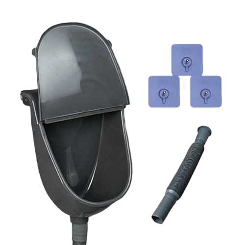 Ylnailky Garagen Urinal,Urinseparator Für e | Wandmontiertes Geruchloses Urinal Mit Deckel Für Zuhause Herren Schlafsaal von Ylnailky