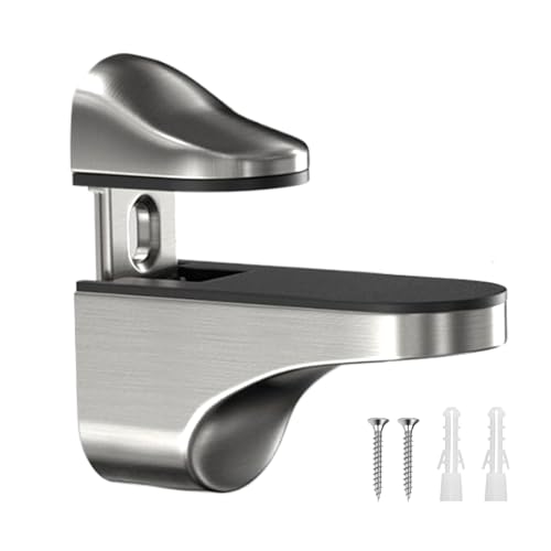 Ylnailky Glas Schelle | Verstellbare Duschglas Halterungen Halter | Ersatzteile Klemmteile Für Montageträger Holz Duschtür Schrank Badezimmer von Ylnailky
