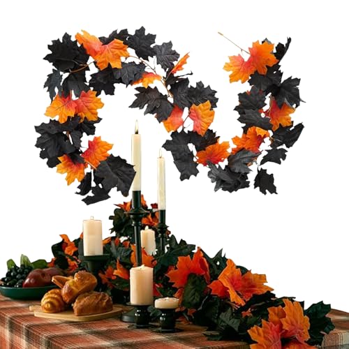 Ylnailky Halloween Girlande Für Kamin | Schauriges 2er Set Gotisch - Herbstdeko Für Terrasse Büro Garten Tor Bücherregal Küchenfenster Ylnailky Halloween Girlande Für Kamin | Schauriges 2er Set Gotisch - Herbstdeko Für Terrasse Büro Garten Tor Bücherregal Küchenfenster von Ylnailky