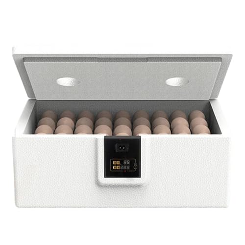 Ylnailky Huehner Eier Inkubator - 32-Eier Intelligenter Brutkasten Mit Automatischer Wendung | Präzise Temperatursteuerung Mit Feuchtigkeitskontrolle Für Anfänger von Ylnailky