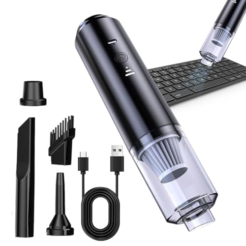 Ylnailky Kabelloser Autosauger - Tragbarer Handstaubsauger Auto,Leises Reinigungsgerät Für Auto, Teppich Und Sofa von Ylnailky