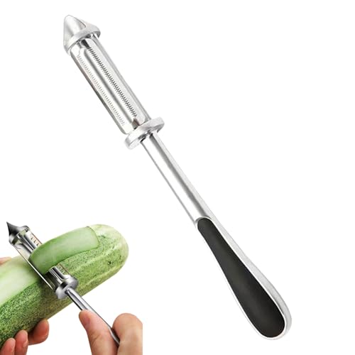 Ylnailky Kartoffelschäler schäler - Drehbarer Edelstahl-Schäler - Ergonomisches rutschfestes Werkzeug für Schälen von, Hobeln, Kochen und Lebensmittelverarbeitung in Küchen und Restaurants von Ylnailky