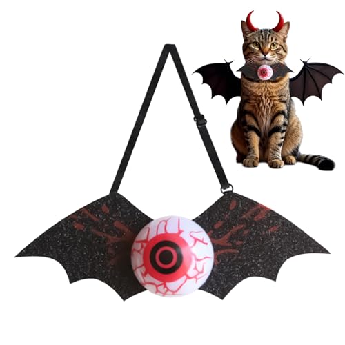 Ylnailky Katzen-Fliege, Halloween-Kostüm-Halsband, Foto-Requisiten, Krawatte für Cosplay, groß, mittel, klein, alle Rassen, Kätzchen, Welpen, Urlaub, Outdoor von Ylnailky