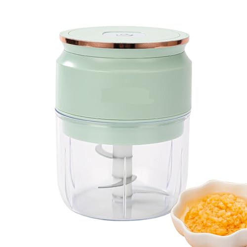 Ylnailky Knoblauchzerkleinerer,USB Wiederaufladbarer Zwiebelzerkleinerer - Multifunktionaler Zerkleinerer Für Babykost Bakerei Restaurant Party Salatzubereitung Camping | Für Haushalt Küche Restaurant von Ylnailky