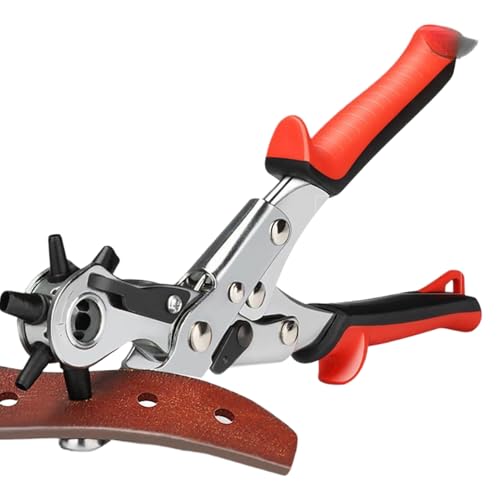 Ylnailky Lochstanzer Für Leder,Gürtellochstanzer Ösenlocher Werkzeug | 360 Grad Drehbar Mit Zubehör Für Sattler Hobbywerkstatt Ylnailky Lochstanzer Für Leder,Gürtellochstanzer Ösenlocher Werkzeug | 360 Grad Drehbar Mit Zubehör Für Sattler Hobbywerkstatt von Ylnailky