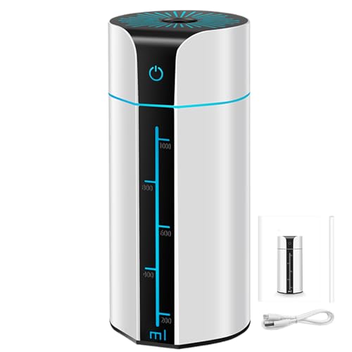 Ylnailky Luftbefeuchter Für Schlafzimmer - USB Luftbefeuchter - Intelligenter LED Mit 7 Farben Für Zuhause Ylnailky Luftbefeuchter Für Schlafzimmer - USB Luftbefeuchter - Intelligenter LED Mit 7 Farben Für Zuhause von Ylnailky