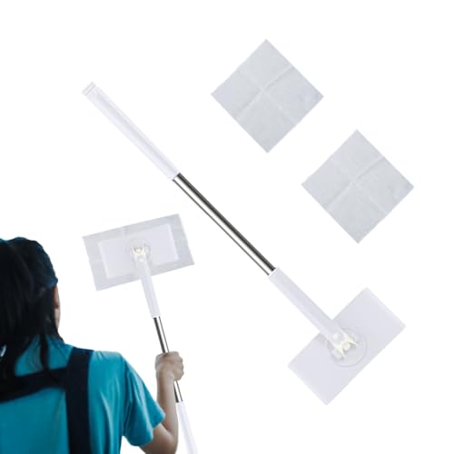 Ylnailky Mini Handmopp - Kompakter Wischmopp,70 cm Länge Kompatible Microfasertücher Für Haushalt Reinigen Badezimmer Küche Zuhause von Ylnailky