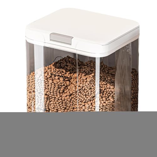 Ylnailky Pet Food Aufbewahrung,Leichter Haustierfutterbehälter | Transparenter stapelbarer 5L-Luftdichter Aufbewahrungseimer für Garagen, Haushalte, Küchen, Vorratsschränke – Frischehaltend Ylnailky Pet Food Aufbewahrung,Leichter Haustierfutterbehälter | Transparenter stapelbarer 5L-Luftdichter Aufbewahrungseimer für Garagen, Haushalte, Küchen, Vorratsschränke – Frischehaltend von Ylnailky