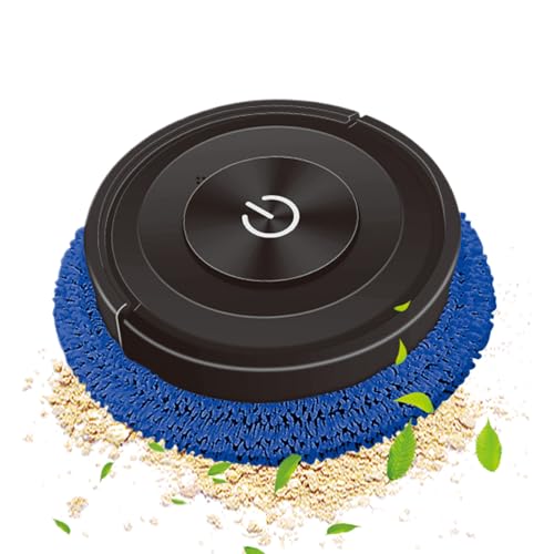 Ylnailky Saugroboter | 2 in 1 Kehrroboter Staubsauger - Wischroboter Leise Bodenreiniger für Hartholz Kleinraum Schlafzimmer Wohnung Wohnzimmer Sofa Bett Arbeitszimmer von Ylnailky