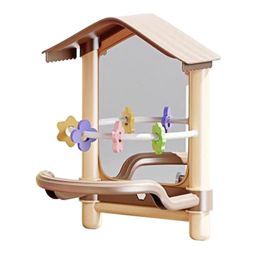 Ylnailky Sittich Spielzeug,Vogelsitz Mit Spiegel - Haustierbedarf Für Kauen Hängematte Spielplatz Indoor Fenster Hof Garten Balkone Terrasse Für Hühner Und Nymphensittiche Im Innenbereich Ylnailky Sittich Spielzeug,Vogelsitz Mit Spiegel - Haustierbedarf Für Kauen Hängematte Spielplatz Indoor Fenster Hof Garten Balkone Terrasse Für Hühner Und Nymphensittiche Im Innenbereich von Ylnailky