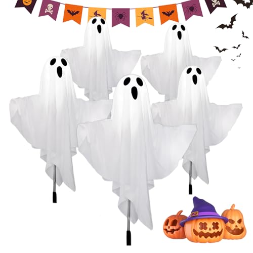 Ylnailky Solare Halloween LED,Solarbetriebene Grusel-Deko Mit Spuklicht - Gruselige Urlaubsdeko Für Haus Garten Gehweg Vorfahrt Fest Party von Ylnailky