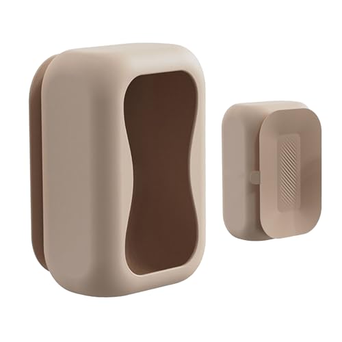 Ylnailky Taschentuchbox Abdeckung, Moderner Taschentuchhalter mit Saugnapf, Silikon Wand Organizer Für Home Deko Bad Küche Tisch Büro Wohnzimmer Schreibtisch Auto Schlafzimmer von Ylnailky