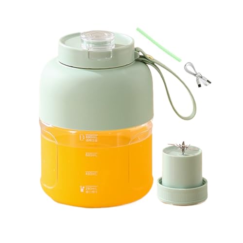 Ylnailky Tragbarer Entsafter Mixer,Kabelloser wiederaufladbarer Saftpressbecher - Küchenzubehör Für Shakes Säfte Lebensmittel Sport Outdoor Ylnailky Tragbarer Entsafter Mixer,Kabelloser wiederaufladbarer Saftpressbecher - Küchenzubehör Für Shakes Säfte Lebensmittel Sport Outdoor von Ylnailky