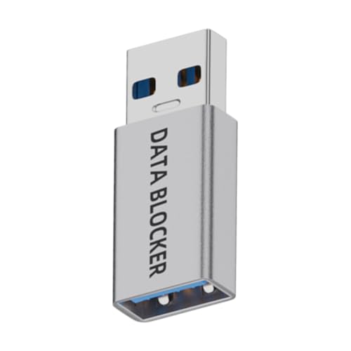 Ylnailky USB-Datensperre, Schutzadapter gegen Hacking, USB Defender Adapter Typ-C Blockerschutz für Sichere Aufladung PC Handy Laptop Reisen Ylnailky USB-Datensperre, Schutzadapter gegen Hacking, USB Defender Adapter Typ-C Blockerschutz für Sichere Aufladung PC Handy Laptop Reisen von Ylnailky