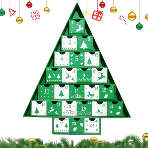 Ylnailky Weihnachts Countdown Kalender Boxen - 24-Tägige Leere Countdown Kalender Boxen | Festlicher Nummerierter Dekorationsbehälter Für Jugendliche, Schüler, Kinder, Erwachsene, und Mädchen Ylnailky Weihnachts Countdown Kalender Boxen - 24-Tägige Leere Countdown Kalender Boxen | Festlicher Nummerierter Dekorationsbehälter Für Jugendliche, Schüler, Kinder, Erwachsene, und Mädchen von Ylnailky