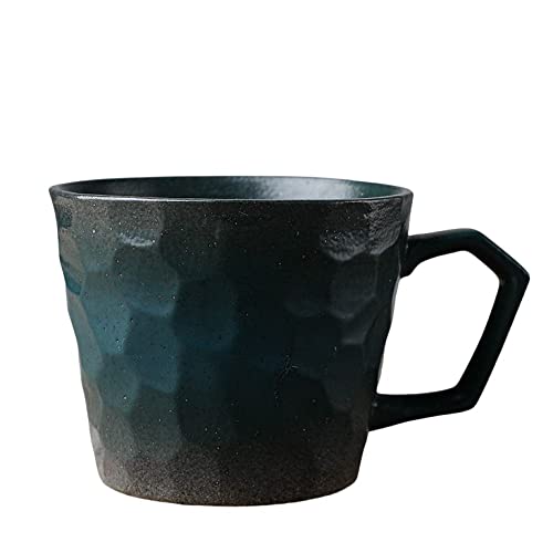 YlobdolY 350ml großer Keramik-Kaffeebecher mit Henkel, Neuheit Steingut Vintage Tee Tasse Espresso Tassen Tassen für Büro und Haus, einzigartiges Geschenk für Männer Frauen,Green von YlobdolY