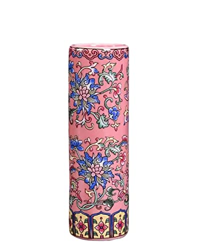 YlobdolY Kleine Keramische Vase Für Blume Handmade Elegant Vintage Chinese Hand-Painted Porcelain Dekorative Rosa Emaille Glasiert Vasen Für Büro Home Decor,B YlobdolY Kleine Keramische Vase Für Blume Handmade Elegant Vintage Chinese Hand-Painted Porcelain Dekorative Rosa Emaille Glasiert Vasen Für Büro Home Decor,B von YlobdolY