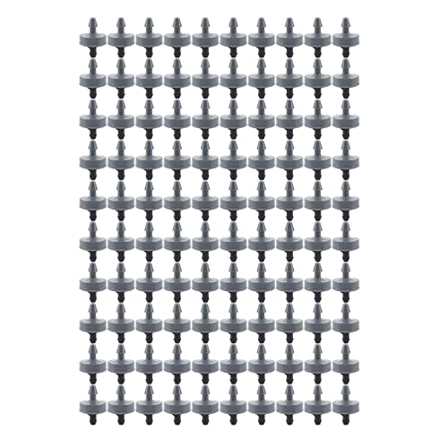 100pcsbag/ 4L Tropfbewässerungsdruck kompensieren Emitter, Tropfemitter -Bewässerungsdropper, stabile Geschwindigkeitsdüse für 47/ Schlauch, ideal für Gärten, Gewächshäuser, Bauern von Ylwxzenith