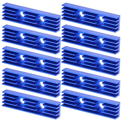10pcs 9x5x35 Royalblue Kühlkörperkühlung, Lochmahlendesign, Aluminiummaterial, für CPUs, IC S, PCBs, Verbesserung der Wärmeabteilung und 10pcs 9x5x35 Royalblue Kühlkörperkühlung, Lochmahlendesign, Aluminiummaterial, für CPUs, IC S, PCBs, Verbesserung der Wärmeabteilung und von Ylwxzenith