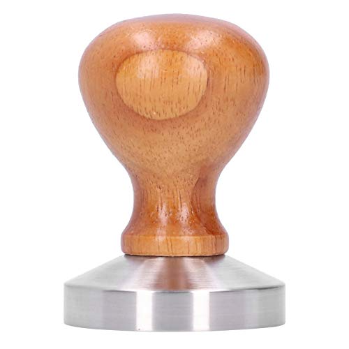 58mm Stainless Steel Coffee Tamper with Unique Wooden Handle, Ergonomic, Food Grade Material for Richer and Flavorful Coffee von Ylwxzenith