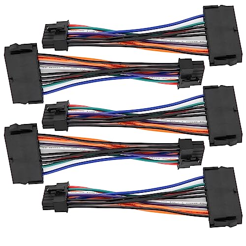 5pcs 15cm Copper Power Cable Adapter, ATX 24pin to 12pin Cord Convertor, PVC Material, Ideal Accessory for Desktop Computers 5pcs 15cm Copper Power Cable Adapter, ATX 24pin to 12pin Cord Convertor, PVC Material, Ideal Accessory for Desktop Computers von Ylwxzenith
