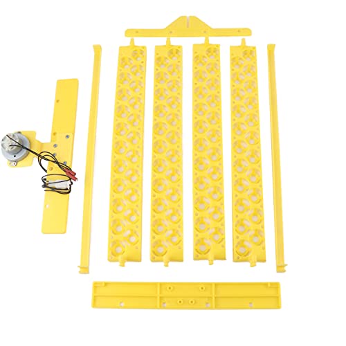 88 Stück Eier-Inkubator-Tablett, automatischer Eier-Turner-Dreh-Tablett mit Motor, Labor-Ausrüstung für automatische Eier drehung, Hohl für Vogel wachtel eier, einschl ießlich (12V) von Ylwxzenith