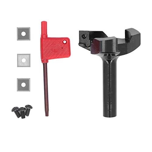 Boxboard -Router Bit 3 Flöten, CNC -Speckboard -Router -Bit, Wolfram -Stahlrouter -Planer Bit mit Rückschlag, 2 Zoll Schnittdurchmesser für Holzgravenmaschine Mach Mach von Ylwxzenith