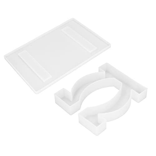 DIY -Silikonform für Kunsthandwerk, Nicht -Stick -Desktop -Tablettform, leicht zu demolden, hervorragend für Home Office Decor und Backen (O-shaped foot + desktop set 60-784) von Ylwxzenith