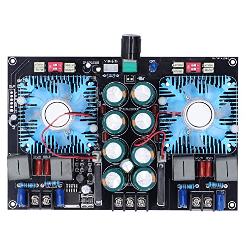 Digital Power Amplifier Board 2 Kanal mit Kühllüfter, Audioverstärkungsmodul für Heimkino, Multimedia -Klassenzimmer, 420W x 2 Ausgangsleistung von Ylwxzenith