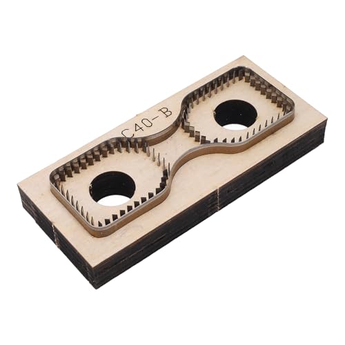Leather Die Cutter with High Carbon Steel and Sturdy Wooden Base for Easy and Precise Leather Cutting, Ideal for Scrapbooking, DIY Crafts and More Leather Die Cutter with High Carbon Steel and Sturdy Wooden Base for Easy and Precise Leather Cutting, Ideal for Scrapbooking, DIY Crafts and More von Ylwxzenith