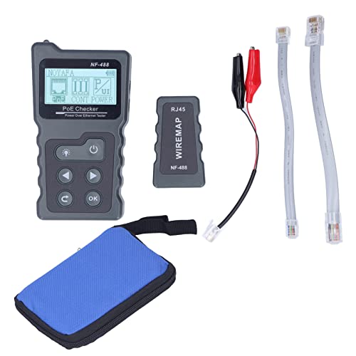 NF 488 LCD -Ethernet -POE -Tester automatische Identifizierung, Multifunktional POE -Detektor für kameramische Kabelstärkeprüfung NF 488 LCD -Ethernet -POE -Tester automatische Identifizierung, Multifunktional POE -Detektor für kameramische Kabelstärkeprüfung von Ylwxzenith