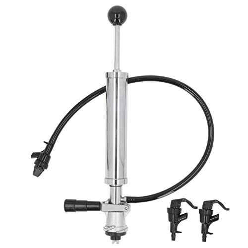Stainless Steel Beer Keg Tap Party Pump, S System Beer Keg Pump with 2 Taps, 8 Inches Draft Beer Pump for S System Kegs, Compatible for Molson Stainless Steel Beer Keg Tap Party Pump, S System Beer Keg Pump with 2 Taps, 8 Inches Draft Beer Pump for S System Kegs, Compatible for Molson von Ylwxzenith