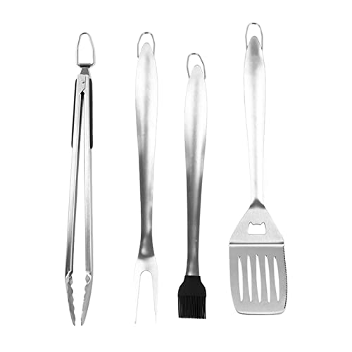 Stainless Steel Grilling Kit, Sturdy and, Hook for Placement, Complete BBQ Grill Tool Set for Camping and Parties von Ylwxzenith