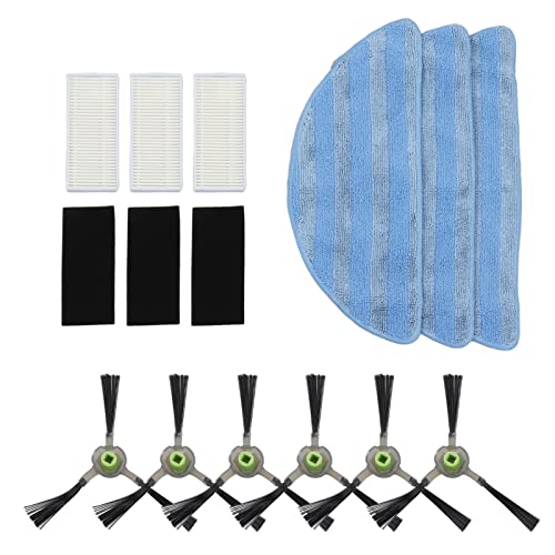 Vacuum Cleaner Accessories Kit for Lefant, High Strength Fiber Material, Includes 3 Rags, 3 Sets of Filters 3 Pairs of Side Brushes, Easy Replacement for Efficient Vacuum Cleaner Accessories Kit for Lefant, High Strength Fiber Material, Includes 3 Rags, 3 Sets of Filters 3 Pairs of Side Brushes, Easy Replacement for Efficient von Ylwxzenith