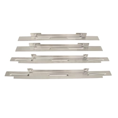 Ylwxzenith 4PCS Universal Stainless Steel Wind Guard for 36in Griddle, Adjustable Oven Wind Guard for Stable Combustion and Even Grilling, Sturdy and Easy to Maintain von Ylwxzenith