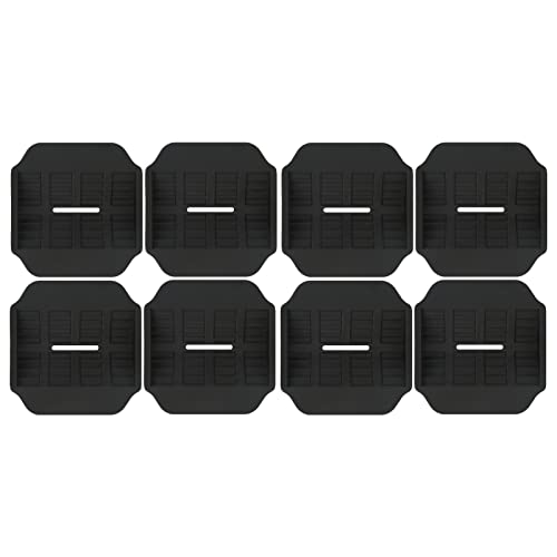 Ylwxzenith 8PCS Furniture Stoppers Rubber Coasters, Chair Roller Fixing Pads, Scratches, to Use, Wide Application for Bed Chair Sofa Electric Appliance Wheels, Ergonomic von Ylwxzenith