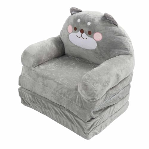 Ylwxzenith Cartoon Animal Mini Faltfaltsofa, Faltbare und tragbare Kleinkind -Couch, dürftig und bequem zum Lesen des Fernsehens entspannen (Folding in Quarters) von Ylwxzenith
