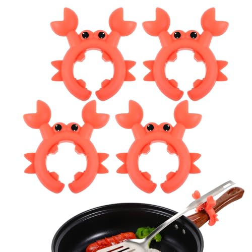 Ymapinc Utensilienhalter Krabbe Form,4 Stück Kochlöffelablage Hitzebeständiger Kochlöffelhalter Küche Fallsicherer Rutschfester Küche Löffelhalter Küchenutensilien Roten Krabbe Form für Den Herd Ymapinc Utensilienhalter Krabbe Form,4 Stück Kochlöffelablage Hitzebeständiger Kochlöffelhalter Küche Fallsicherer Rutschfester Küche Löffelhalter Küchenutensilien Roten Krabbe Form für Den Herd von Ymapinc
