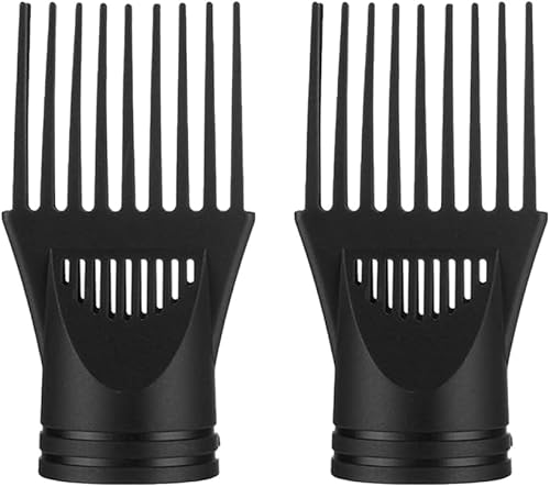 2 Stück schwarze Haartrockner-Diffusoren, professionelle Windblasabdeckung, Kammaufsatz, Windföhnbürste, Haartrockner, Düsen für Friseurladen, Friseursalon, Föhn-Aufsatz, Styling-Werkzeuge 2 Stück schwarze Haartrockner-Diffusoren, professionelle Windblasabdeckung, Kammaufsatz, Windföhnbürste, Haartrockner, Düsen für Friseurladen, Friseursalon, Föhn-Aufsatz, Styling-Werkzeuge von Ymhapp