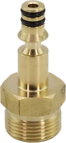 M22 Adapter für Hochdruckreiniger, Schlauchadapter, Druckrohr-Schnellverbinder, Konverter, passend für Hochdruckreiniger, Hochdruckreiniger-Teile und Outdoor-Elektrowerkzeug-Zubehör, goldfarben, 1 M22 Adapter für Hochdruckreiniger, Schlauchadapter, Druckrohr-Schnellverbinder, Konverter, passend für Hochdruckreiniger, Hochdruckreiniger-Teile und Outdoor-Elektrowerkzeug-Zubehör, goldfarben, 1 von Ymhapp