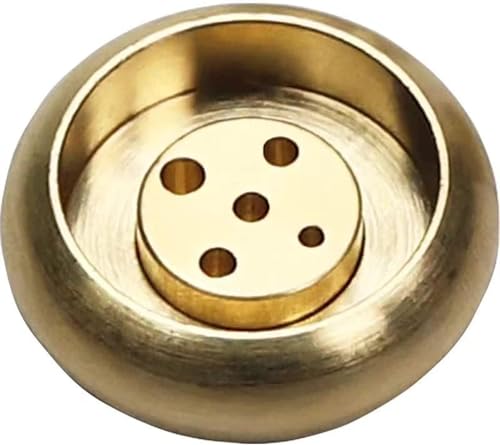 Räucherstäbchenhalter aus Messing, Räucherstäbchenhalter, Spule Räuchergefäß, Legierung Kegel Aschefänger für Räucherstäbchen, Zuhause, Innen- und Außenbereich, Raumduft Räucherstäbchenhalter aus Messing, Räucherstäbchenhalter, Spule Räuchergefäß, Legierung Kegel Aschefänger für Räucherstäbchen, Zuhause, Innen- und Außenbereich, Raumduft von Ymhapp