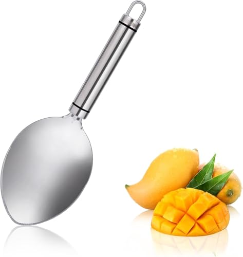 Silber Mango Slicer, Mango Cutter Tool Watermelon Cutter Slicer Tool, Mango Prep Tool, Stainless Steel Watermelon Peeler Kiwi Cutting Tools, Mango Cutter Divider Corers Silber Mango Slicer, Mango Cutter Tool Watermelon Cutter Slicer Tool, Mango Prep Tool, Stainless Steel Watermelon Peeler Kiwi Cutting Tools, Mango Cutter Divider Corers von Ymhapp