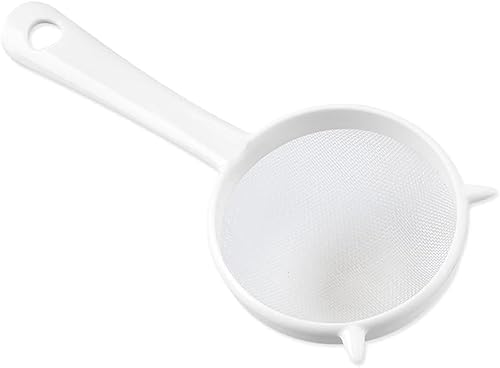 Weißes Küchensieb, wiederverwendbar, Kunststoffsieb, Teeblätter, Mehlsieb, Küchenutensilien und Gadgets-Zubehör Weißes Küchensieb, wiederverwendbar, Kunststoffsieb, Teeblätter, Mehlsieb, Küchenutensilien und Gadgets-Zubehör von Ymhapp
