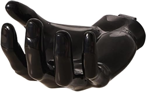 Ymhapp Schwarze Wandhaken, einzigartige Handform montierter Aufhänger, Haken für Zuhause, dekorative schwarze Schlüsselleiste, Schlüsselaufhänger, einzigartige Haken für die Wand Ymhapp Schwarze Wandhaken, einzigartige Handform montierter Aufhänger, Haken für Zuhause, dekorative schwarze Schlüsselleiste, Schlüsselaufhänger, einzigartige Haken für die Wand von Ymhapp